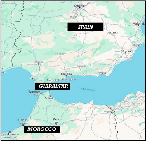 GIBRALTAR STRAIT UNDER MILITARY MICROSCOPE